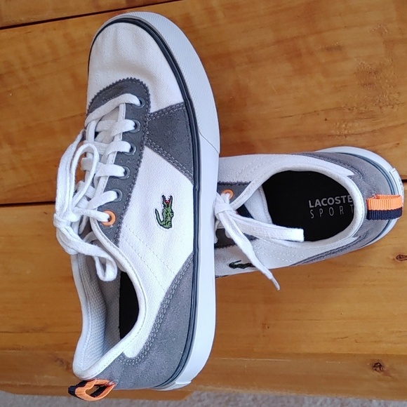 Boys Lacoste Hattori NDK Sneaker Youth Size 3 - Picture 2 of 10